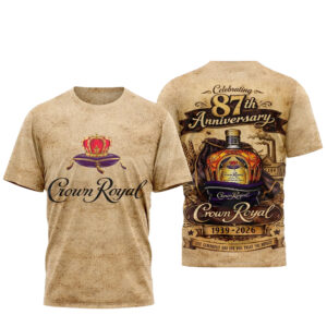 Crown Royal 87Th Anniversary 1939-2026 Shirt