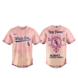 Custom Name Chicago White Sox x Women’s History Month Baseball Jersey
