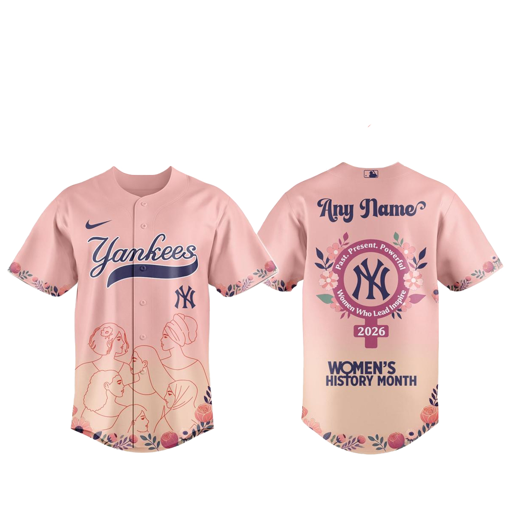Custom Name New York Yankees x Women’s History Month Baseball Jersey 1 Custom Name New York Yankees x Women’s History Month Baseball Jersey