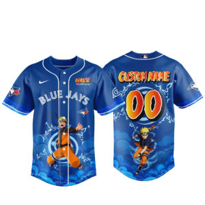 Custom Name and Number Toronto Blue Jays x Naruto Night 2026 Baseball Jersey
