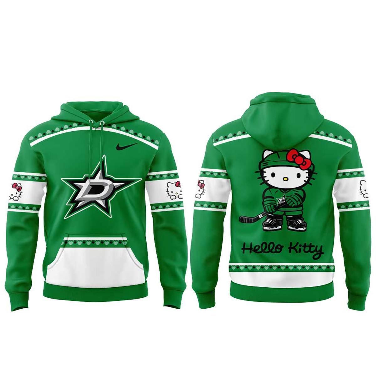 Dallas Stars Hello Kitty Night 2026 Shirt 2 Dallas Stars Hello Kitty Night 2026 Shirt - Image 2