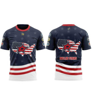 Dallas Stars Military Appreciation 2026 Night Hockey League T-Shirt