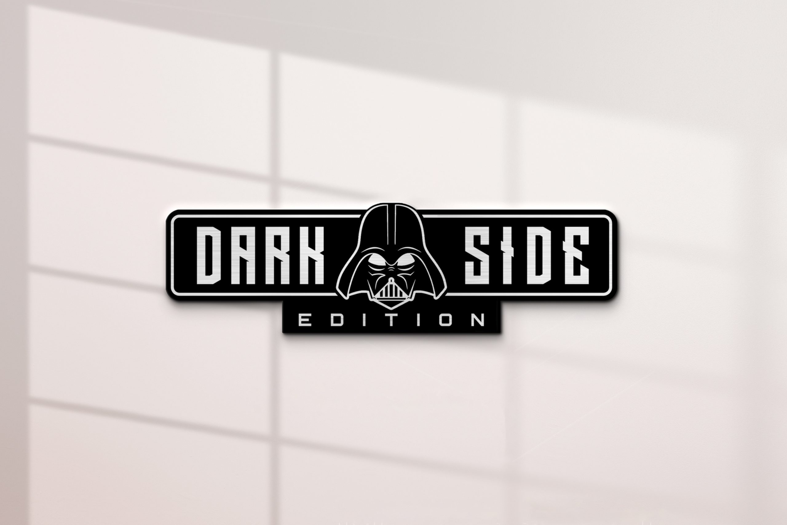 Dark Side Laser Engraved Car Emblem 2 Dark Side Laser Engraved Car Emblem - Image 2