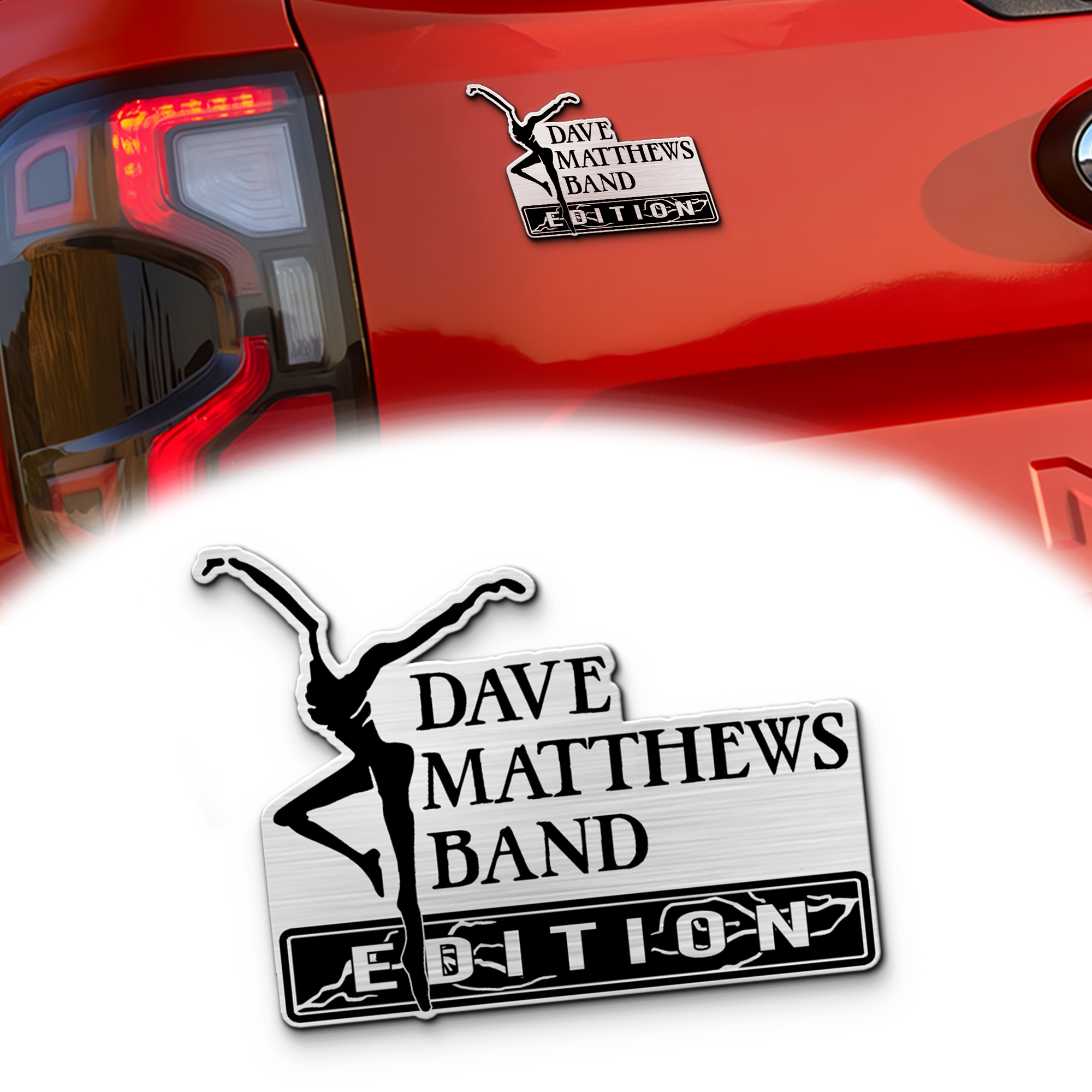 Dave Matthews Edition Laser Engraved Car Emblem Version 2 1 Dave Matthews Edition Laser Engraved Car Emblem Version 2