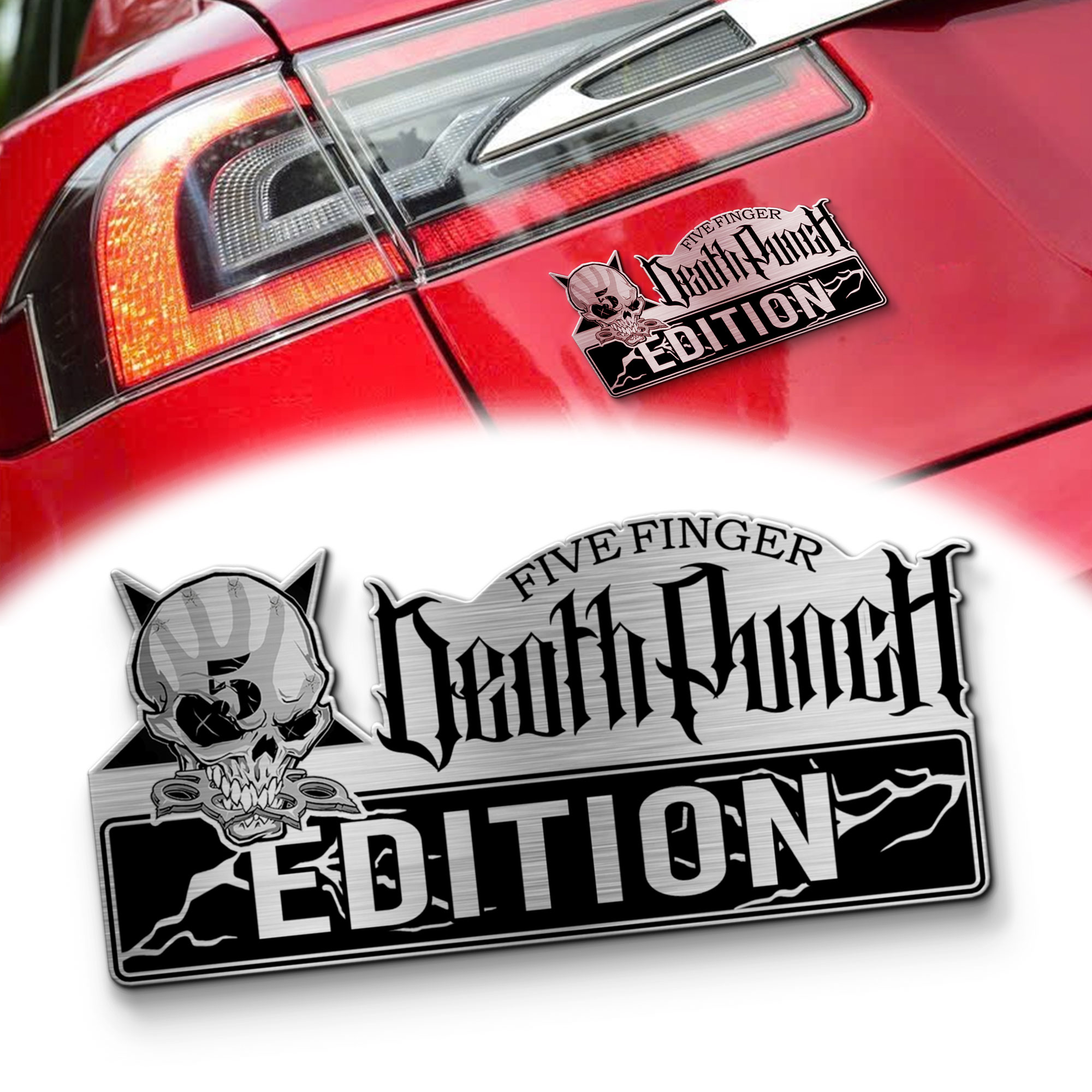 Five Finger Death Punch Edition Laser Engraved Car Name Emblem 1 Five Finger Death Punch Edition Laser Engraved Car Name Emblem
