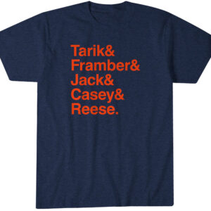 Detroit Tigers Baseball Tarik & Framber & Jack & Casey & Reese T-Shirt
