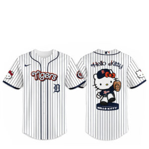 Detroit Tigers Major League Baseball 2026 Hello Kitty Baseball Jersey