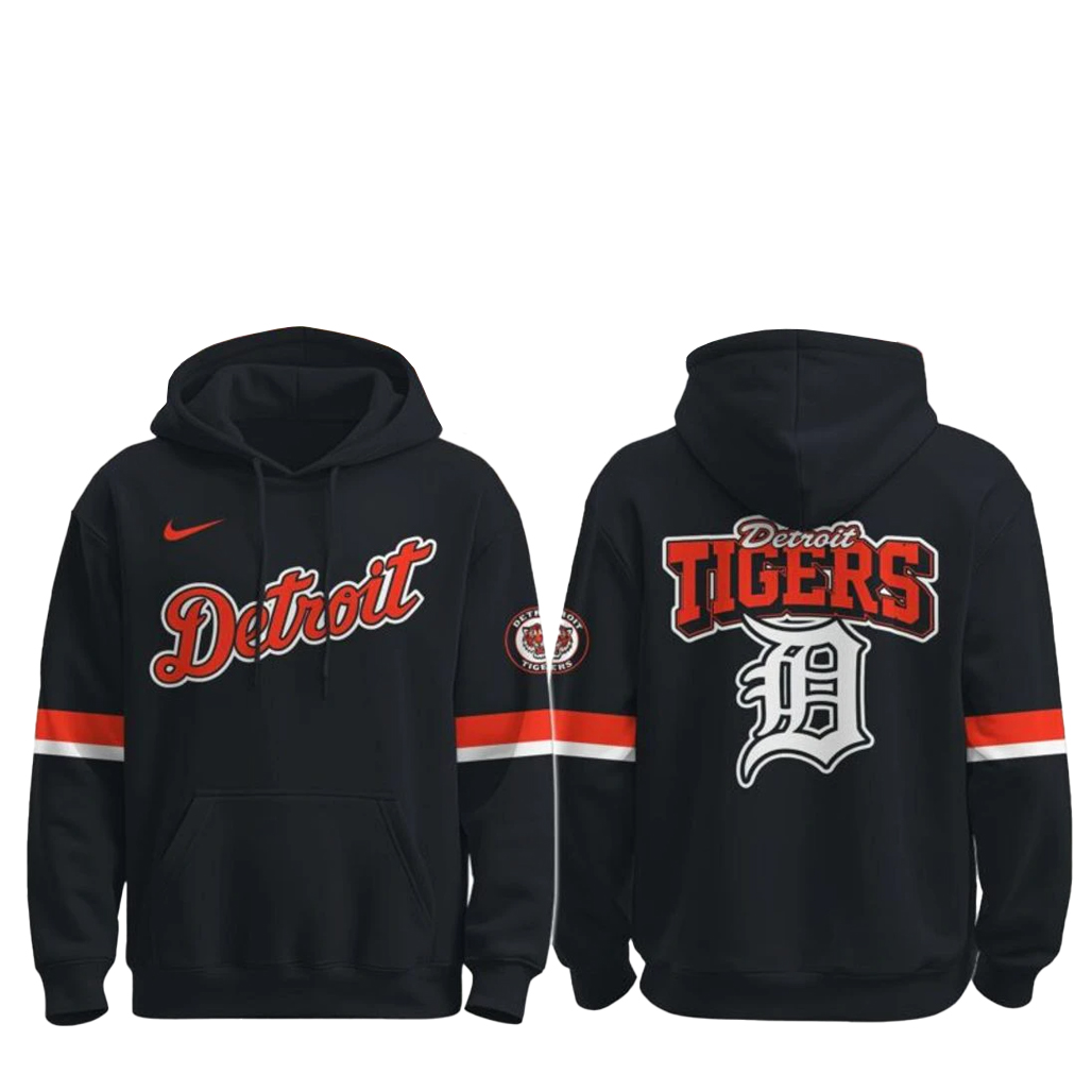 Detroit Tigers x City Classic Night 2026 Black Shirt 2 Detroit Tigers x City Classic Night 2026 Black Hoodie