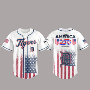 Detroit Tigers x USA 250th Anniversary 2026 Baseball Jersey