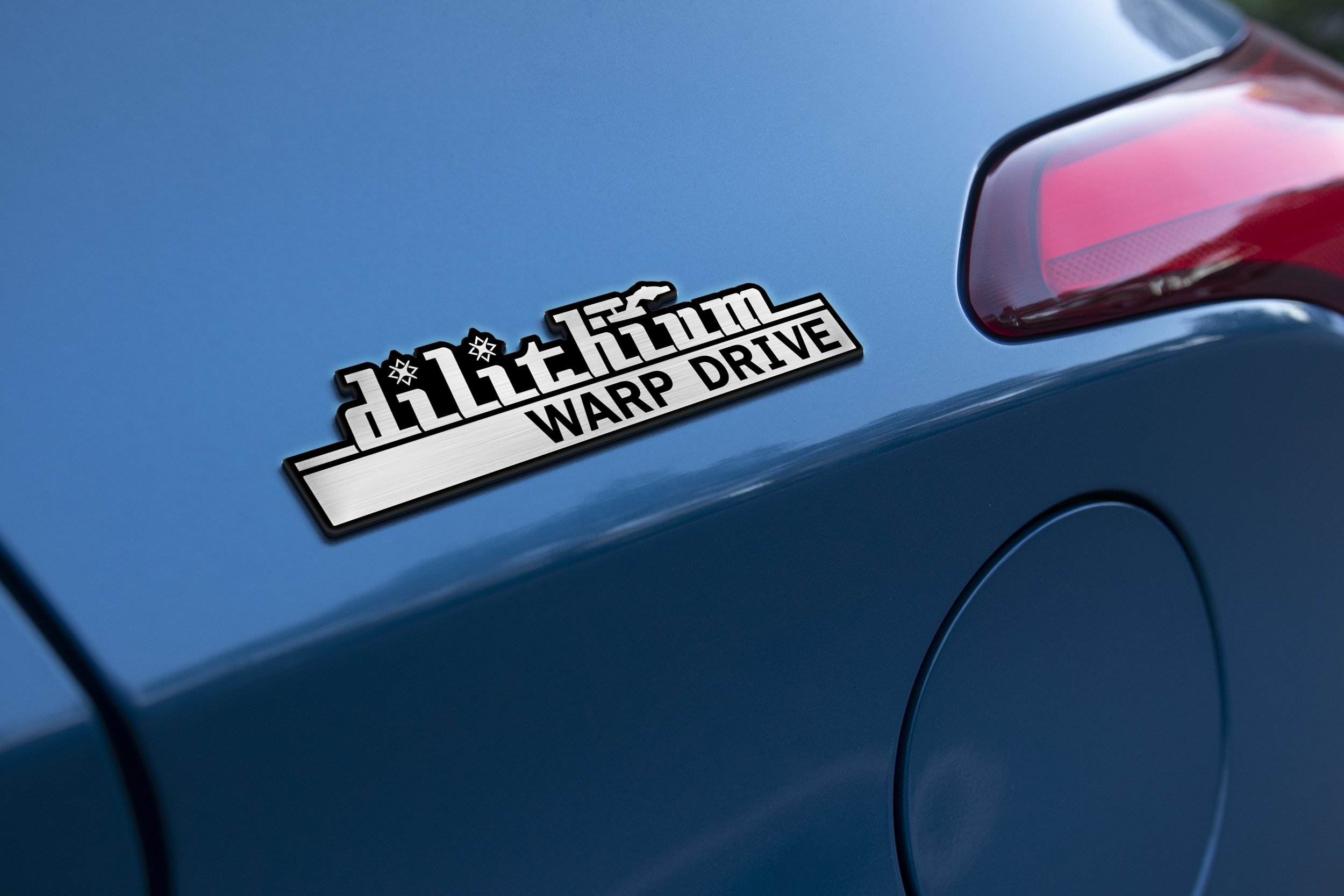 Star Trek Dilithium Warp Drive Engraved Car Emblem 4 Star Trek Dilithium Warp Drive Engraved Car Emblem - Image 4