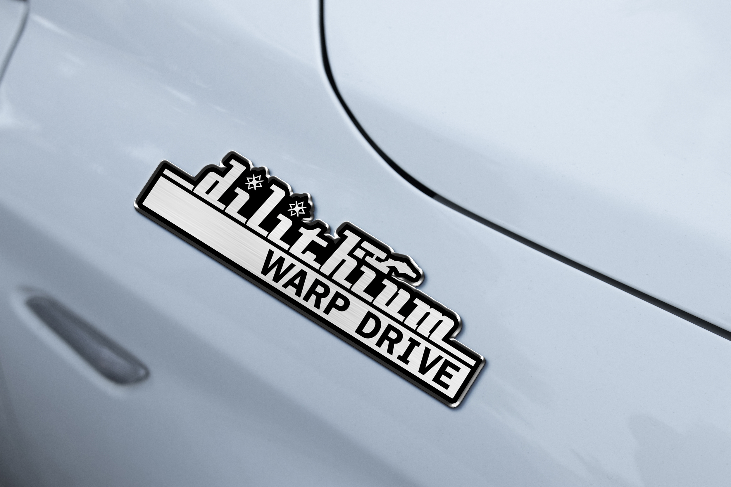 Star Trek Dilithium Warp Drive Engraved Car Emblem 6 Star Trek Dilithium Warp Drive Engraved Car Emblem - Image 6