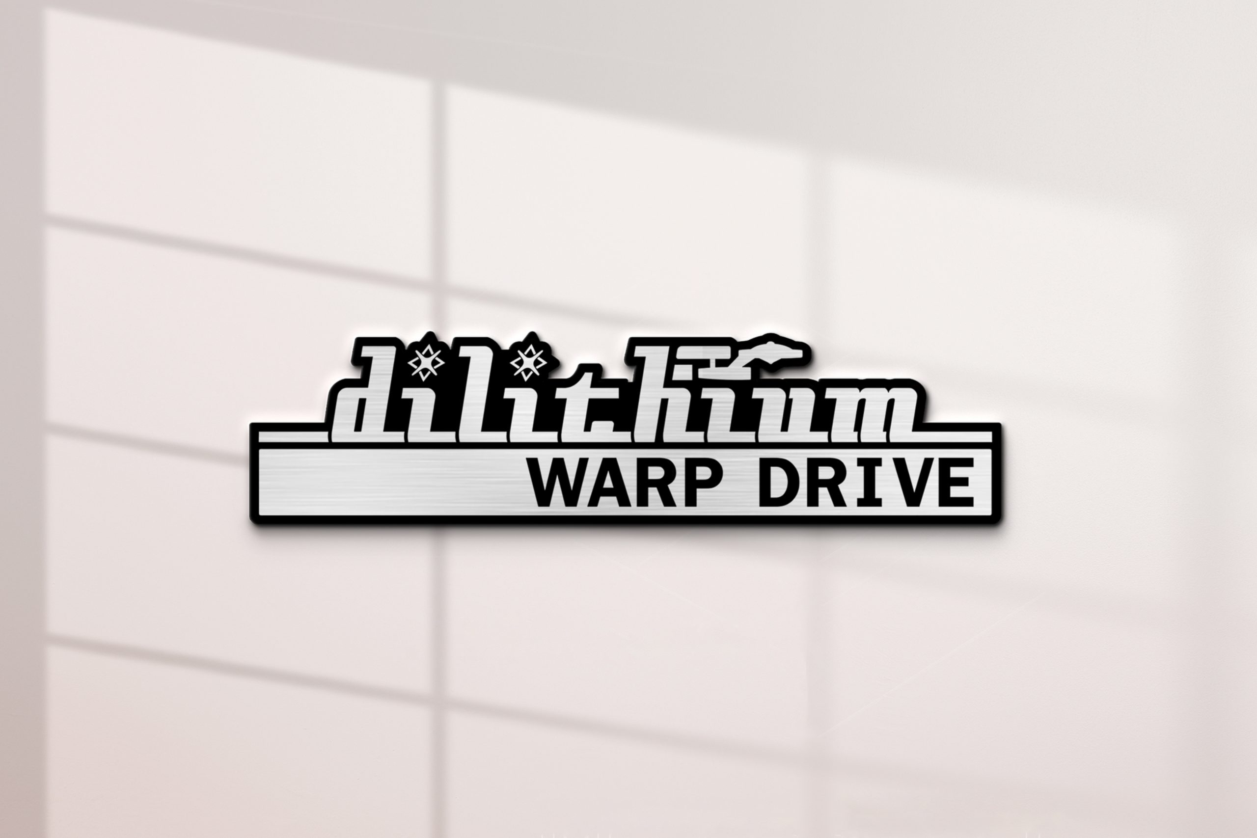 Star Trek Dilithium Warp Drive Engraved Car Emblem 2 Star Trek Dilithium Warp Drive Engraved Car Emblem - Image 2