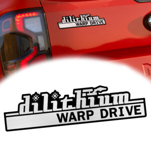 Star Trek Dilithium Warp Drive Engraved Car Emblem