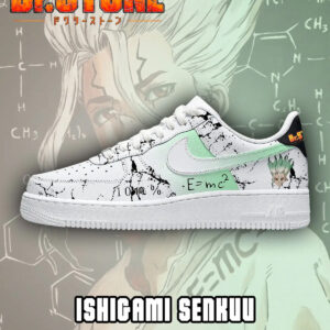 Dr. Stone Ishigami Senkuu Air Force 1 Shoes Sneakers Version 3