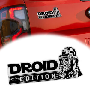 Droid Laser Engraved Car Emblem