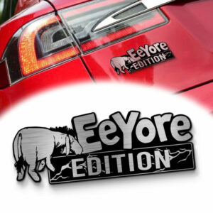 Eeyore Edition Laser Engraved Car Badge