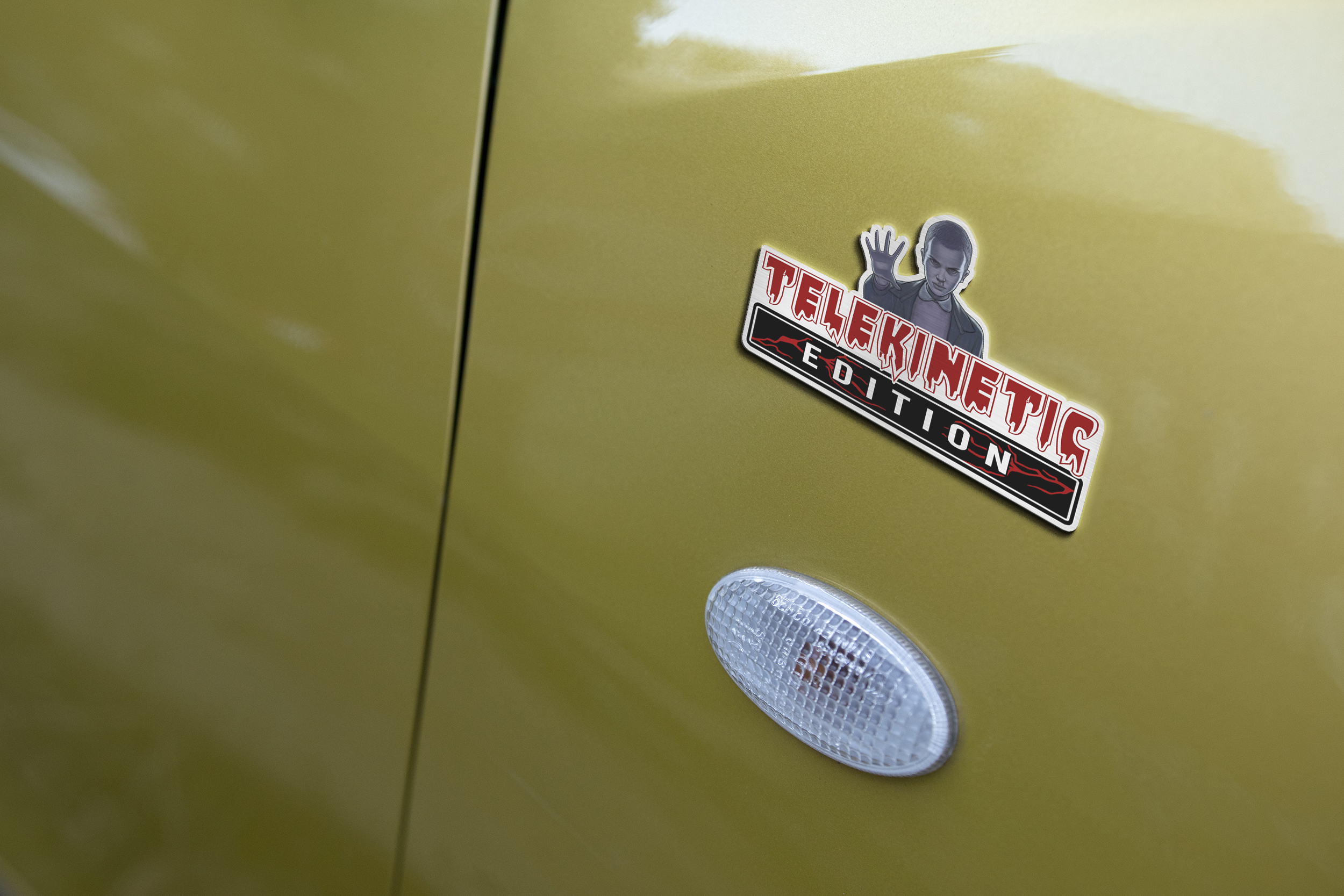 Eleven Stranger Things Car Emblem 4 Eleven Stranger Things Car Emblem - Image 4