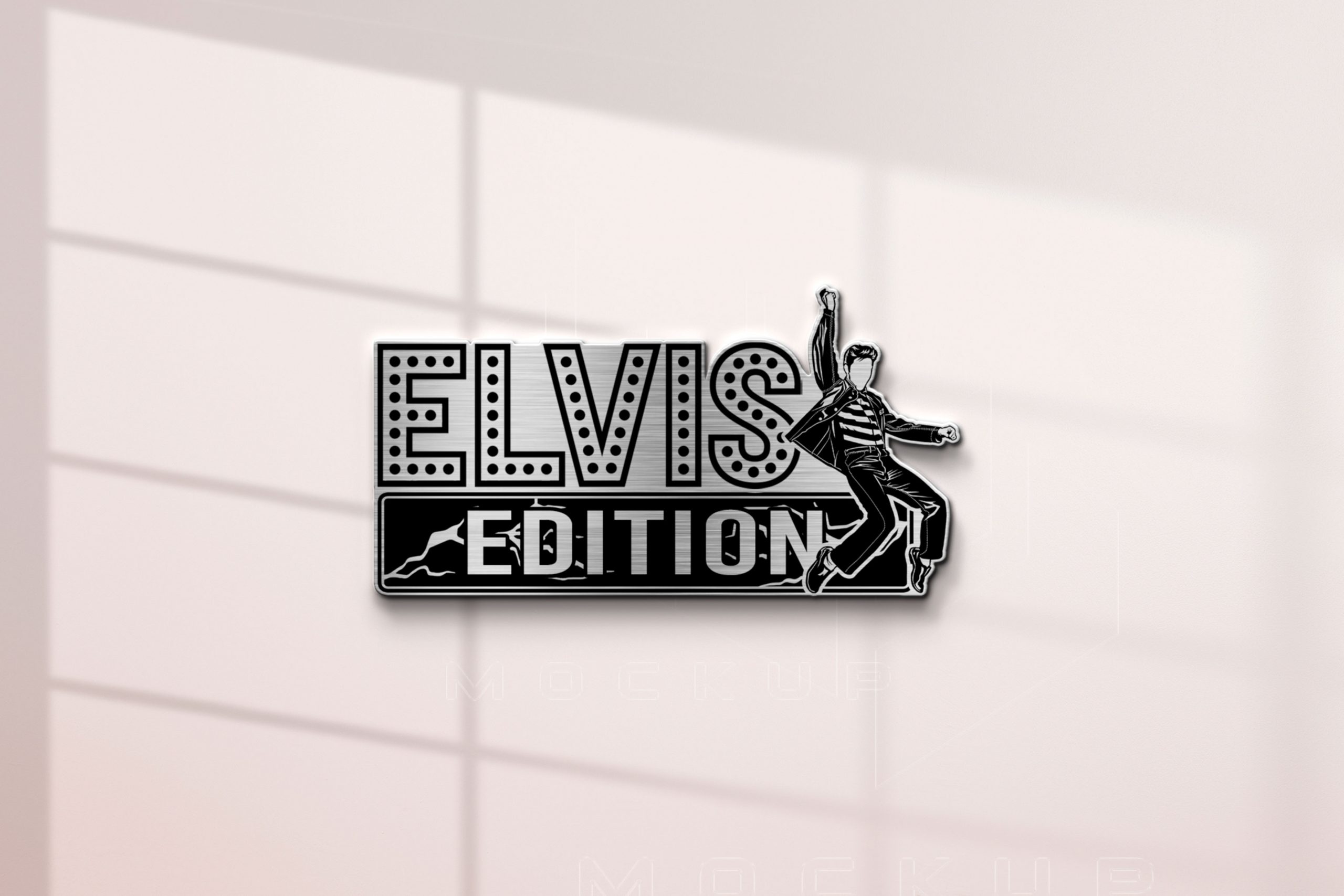 Elvis Presley Edition Laser Engraved Car Name Emblem 2 Elvis Presley Edition Laser Engraved Car Name Emblem - Image 2