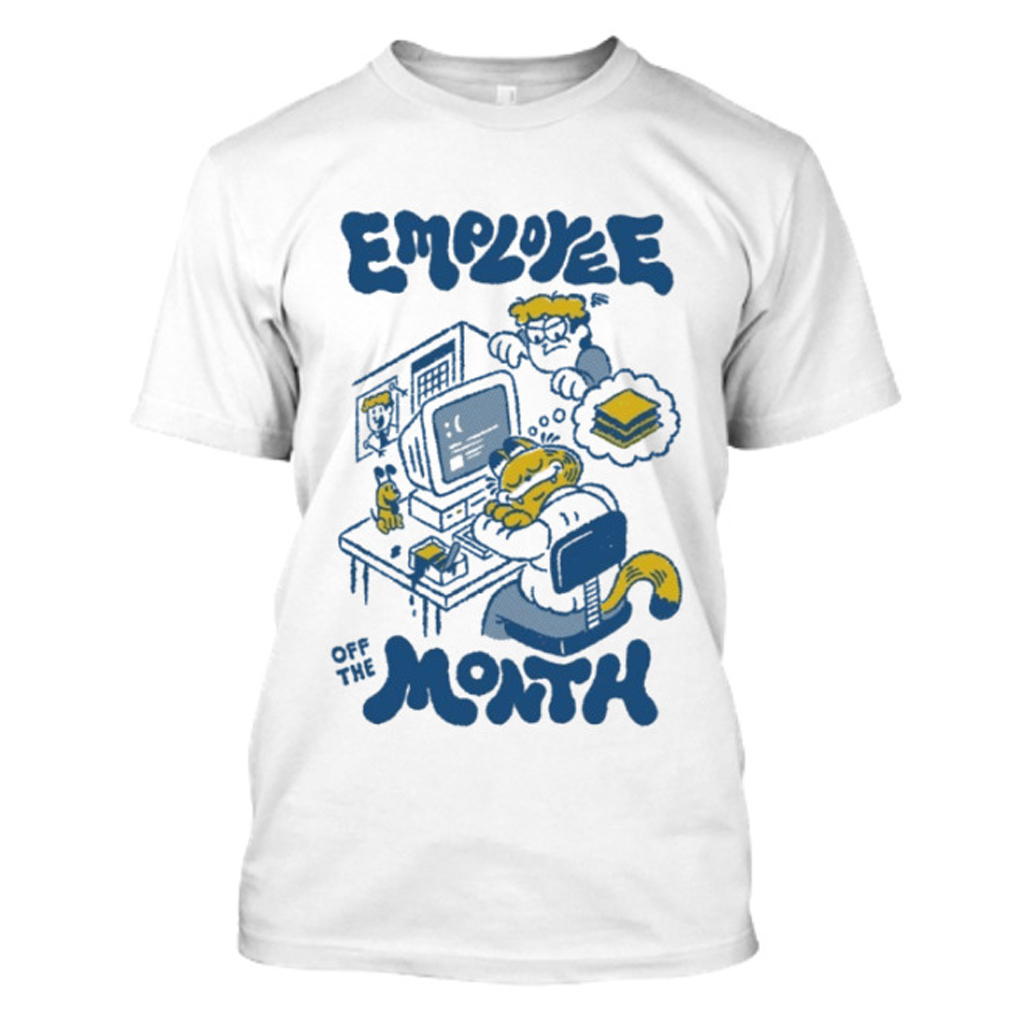 Employee Of The Month Henrique Torres Cat Sleeping Computer Sandwich T-Shirt 1 Employee Of The Month Henrique Torres Cat Sleeping Computer Sandwich T-Shirt