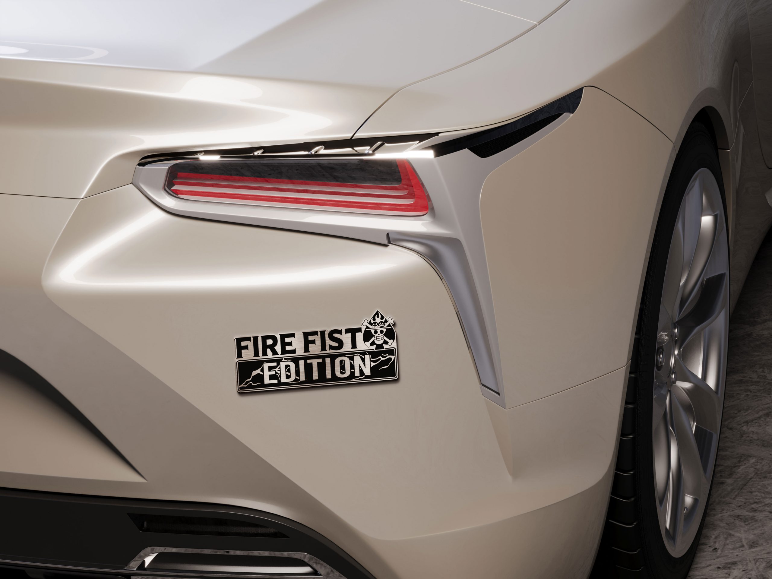 FIRE FIST Edition Laser-Engraved Car Badge 3 FIRE FIST Edition Laser-Engraved Car Badge - Image 3