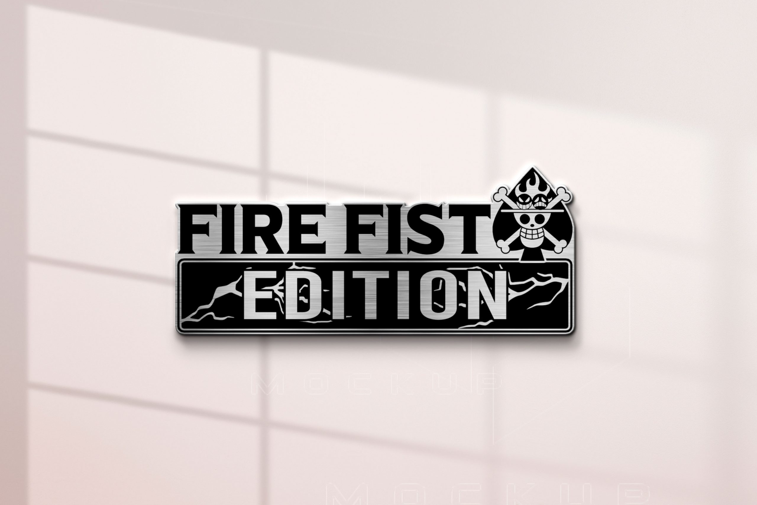 FIRE FIST Edition Laser-Engraved Car Badge 2 FIRE FIST Edition Laser-Engraved Car Badge - Image 2