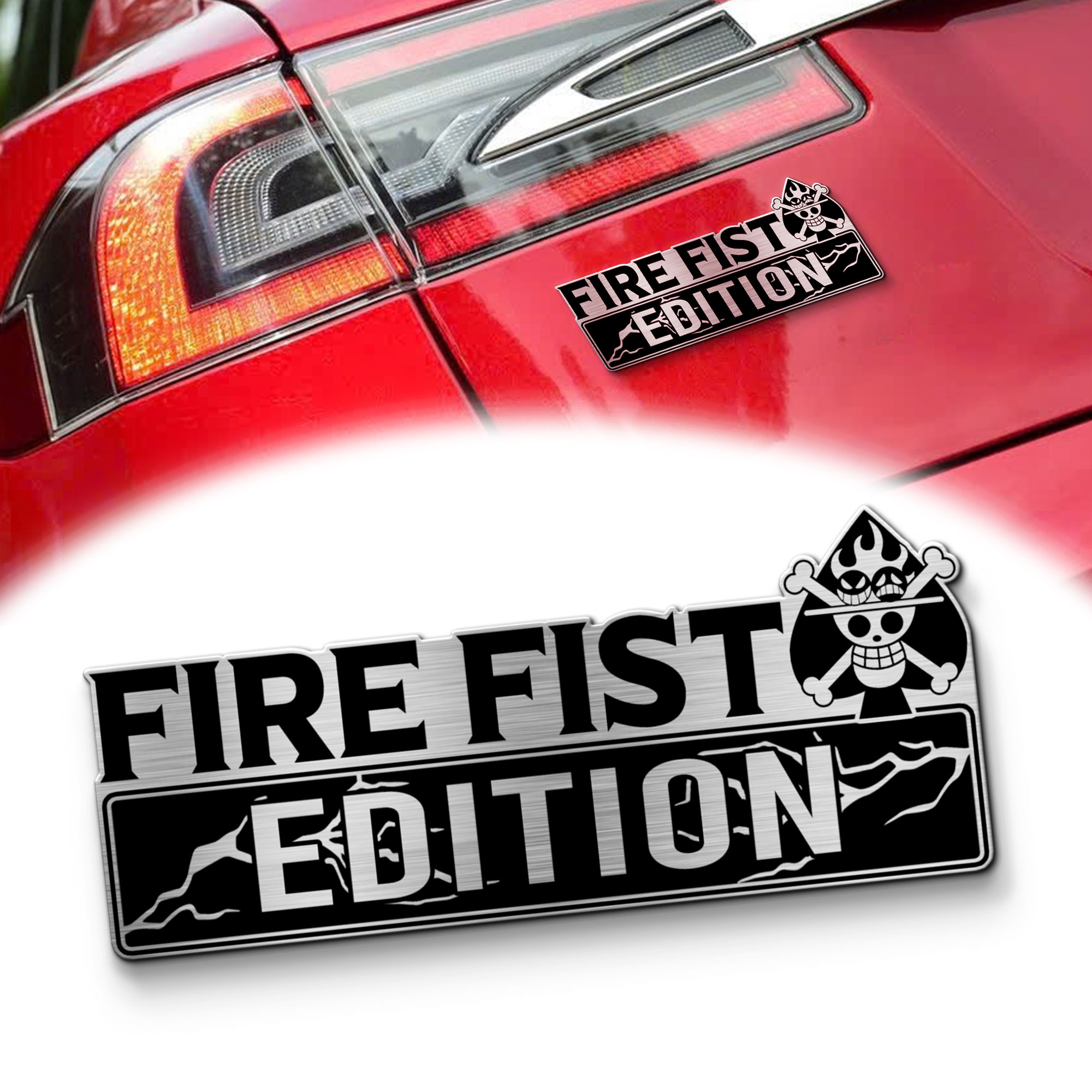 FIRE FIST Edition Laser-Engraved Car Badge 1 FIRE FIST Edition Laser-Engraved Car Badge