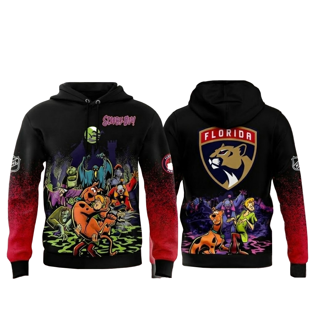 Florida Panthers x Scooby Doo Season 2025-2026 Hoodie 1 Florida Panthers x Scooby Doo Season 2025-2026 Hoodie