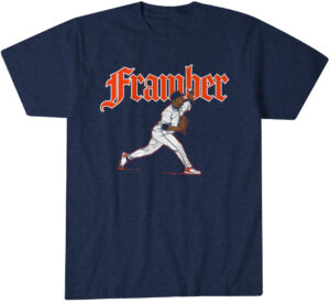 Framber Valdez Ace Pose Detroit T-Shirt