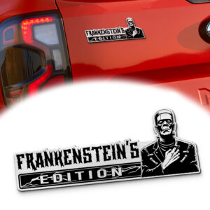 Frankenstein's Monster Edition Engraved Car Emblem