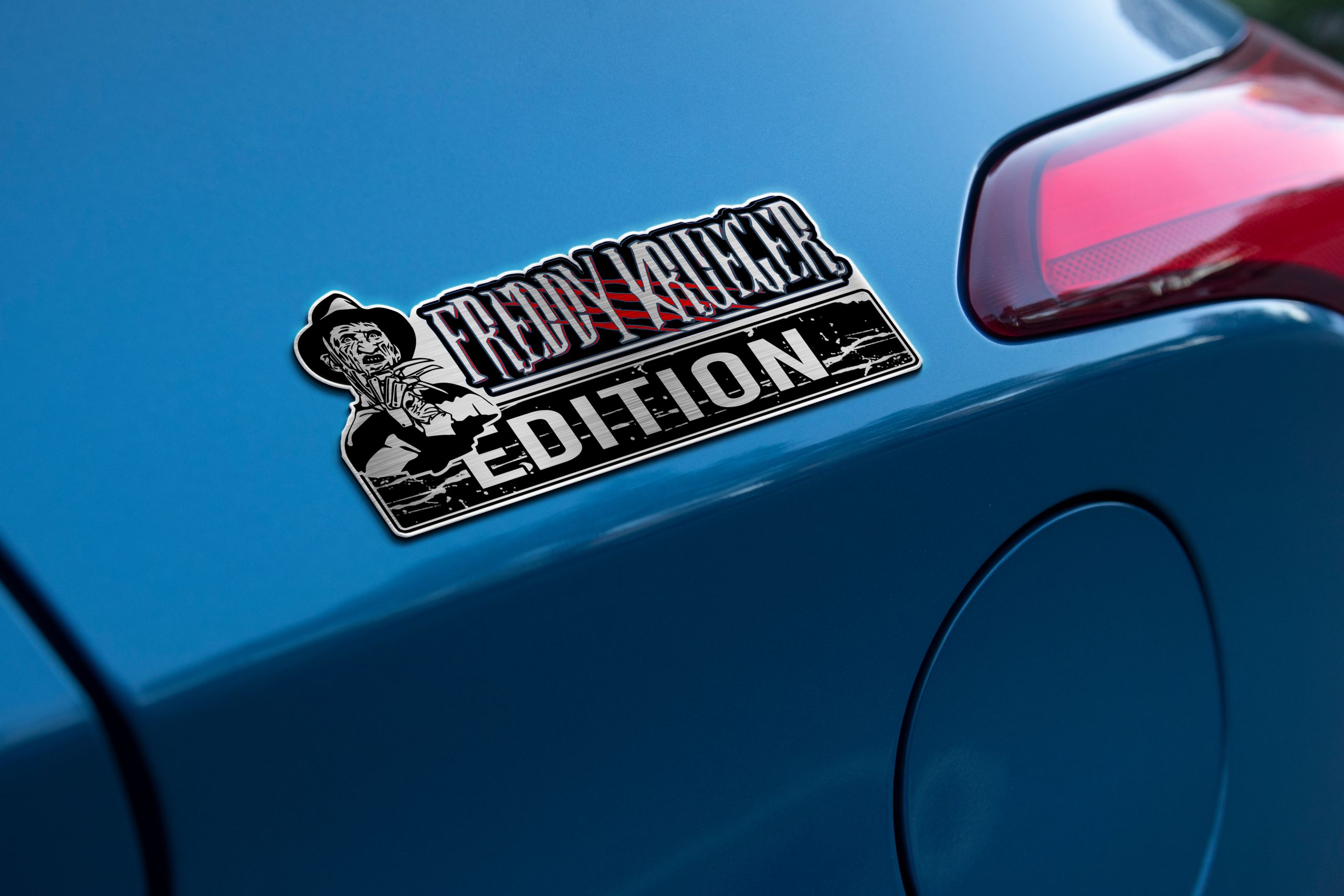 Freddy Krueger Edition Laser Engraved Car Name Emblem 6 Freddy Krueger Edition Laser Engraved Car Name Emblem - Image 6