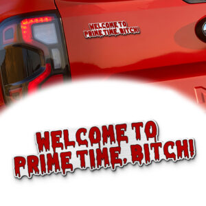 Freddy Krueger Iconic Quote Edition Laser Engraved Car Emblem