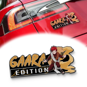 Gaara Edition Laser-Engraved Car Name Emblem