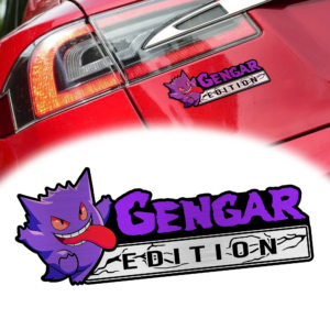 Gengar Edition Laser Engraved Car Emblem