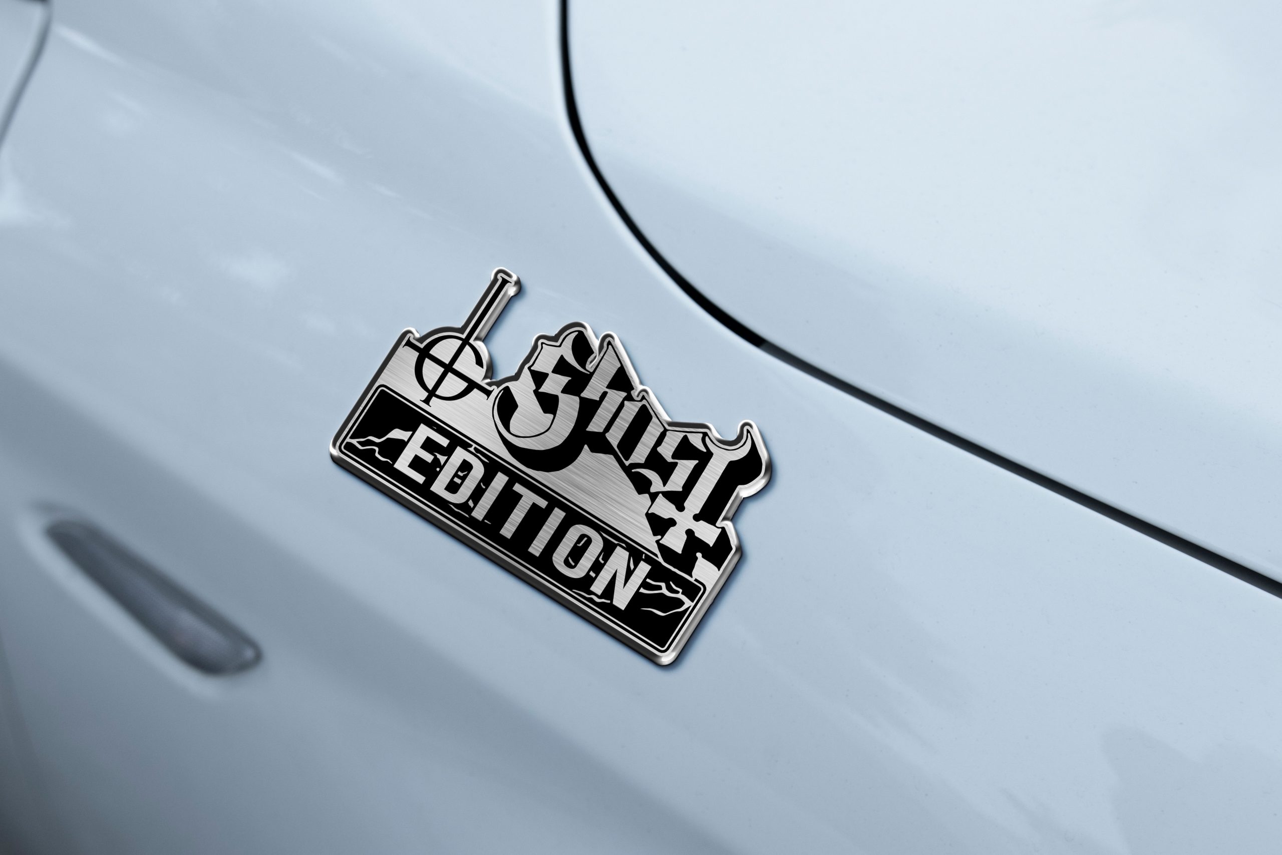 Ghost Band Edition Laser Engraved Car Name Emblem 4 Ghost Band Edition Laser Engraved Car Name Emblem - Image 4