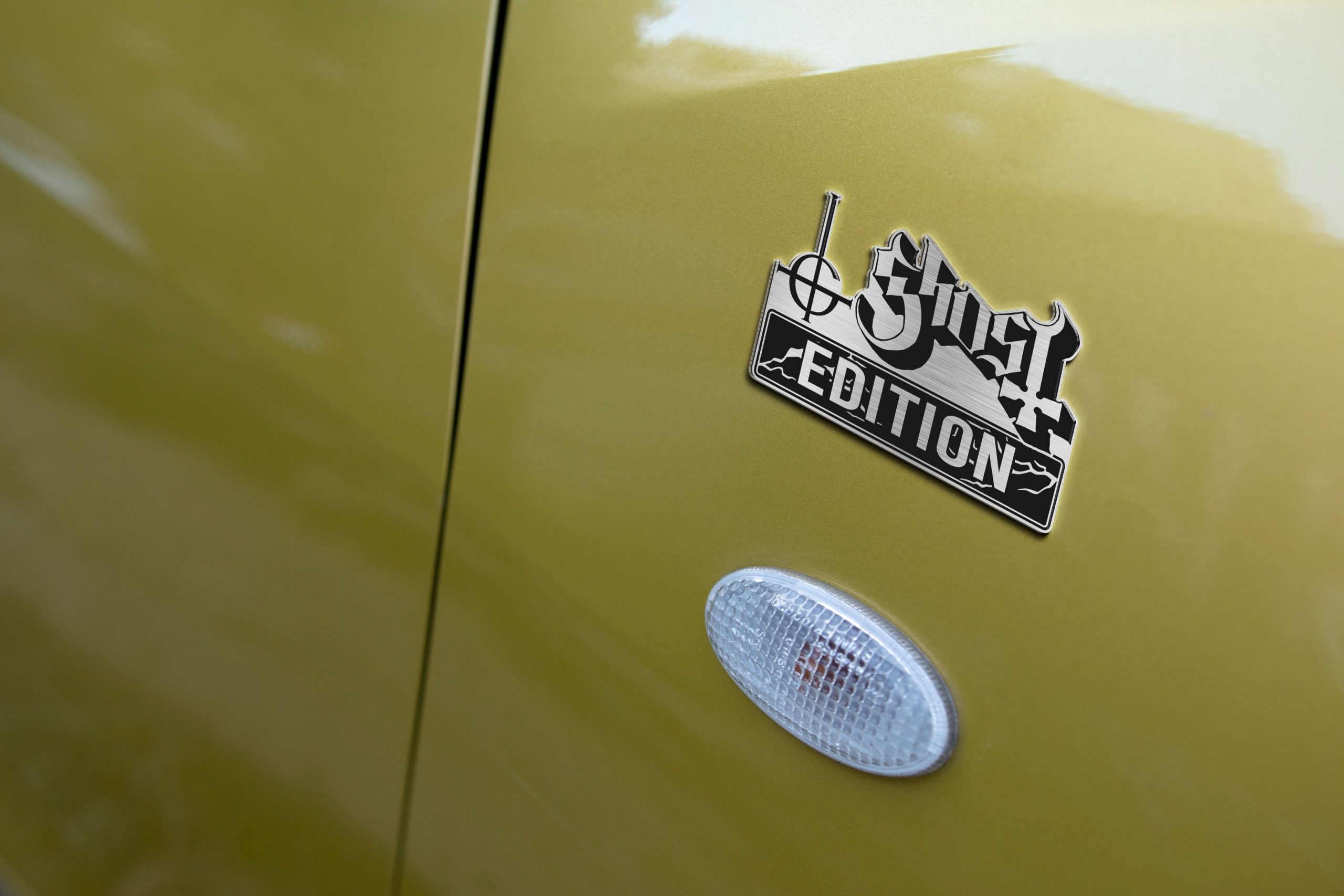 Ghost Band Edition Laser Engraved Car Name Emblem 5 Ghost Band Edition Laser Engraved Car Name Emblem - Image 5