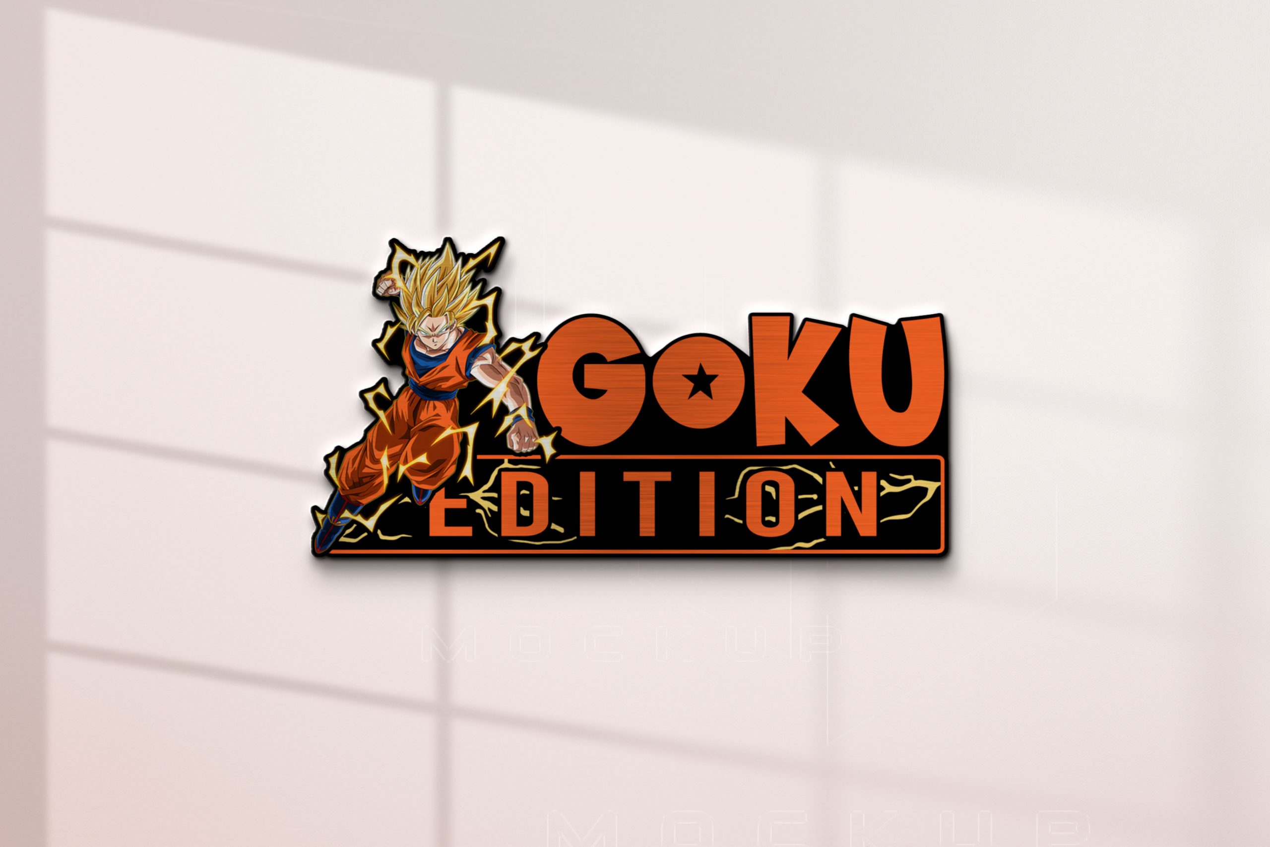 Goku Edition – Super Saiyan 2 Laser-Engraved Car Badge 2 Goku Edition – Super Saiyan 2 Laser-Engraved Car Badge - Image 2