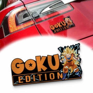 Goku Edition – Super Saiyan 3 Laser-Engraved Car Badge