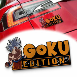 Goku Edition – Ultra Instinct Laser-Engraved Car Badge