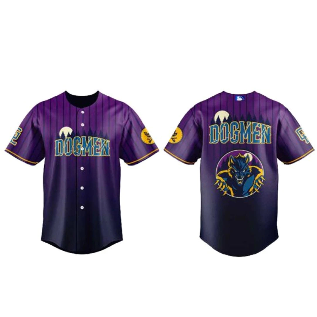 Great Lakes Loons Michigan Dogmen Wilson Baseball Jersey 1 Great Lakes Loons Michigan Dogmen Wilson Baseball Jersey