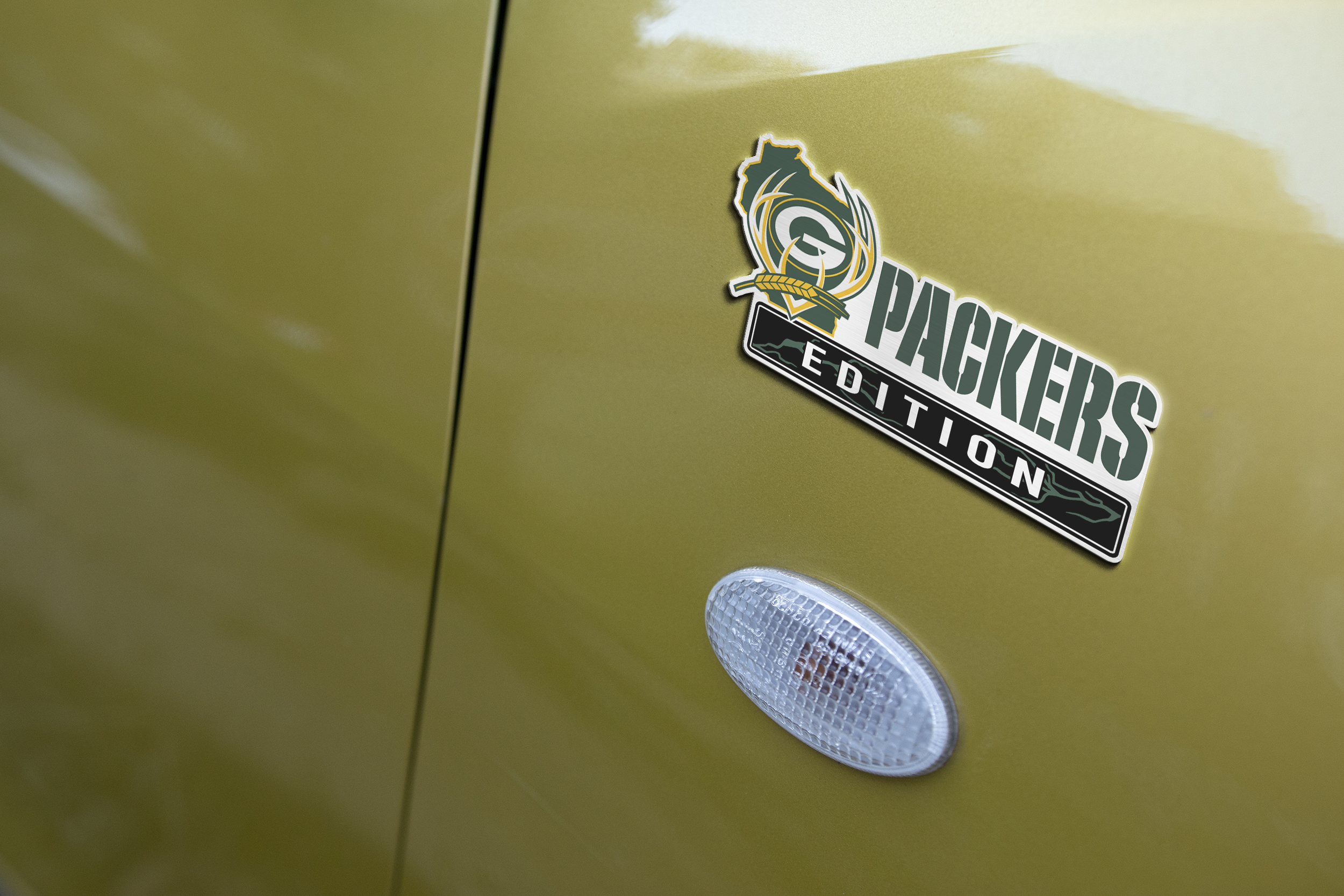 Green Bay Packers Edition Inspired Laser Engraved Car Emblem Version 1 5 Green Bay Packers Edition Inspired Laser Engraved Car Emblem Version 1 - Image 5