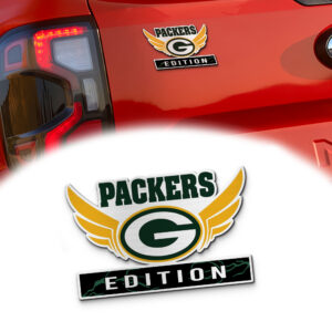 Green Bay Packers Edition Inspired Laser Engraved Car Emblem Version 2