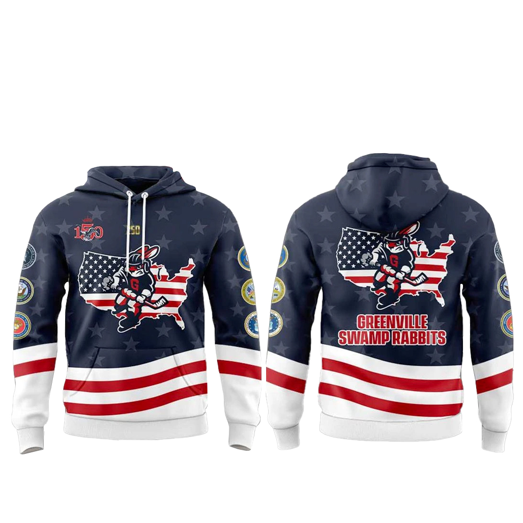 Greenville Swamp Rabbits Military Appreciation 2026 Shirt 2 Greenville Swamp Rabbits Military Appreciation 2026 Hoodie