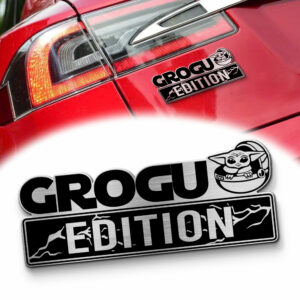Grogu Edition Laser-Engraved Car Badge