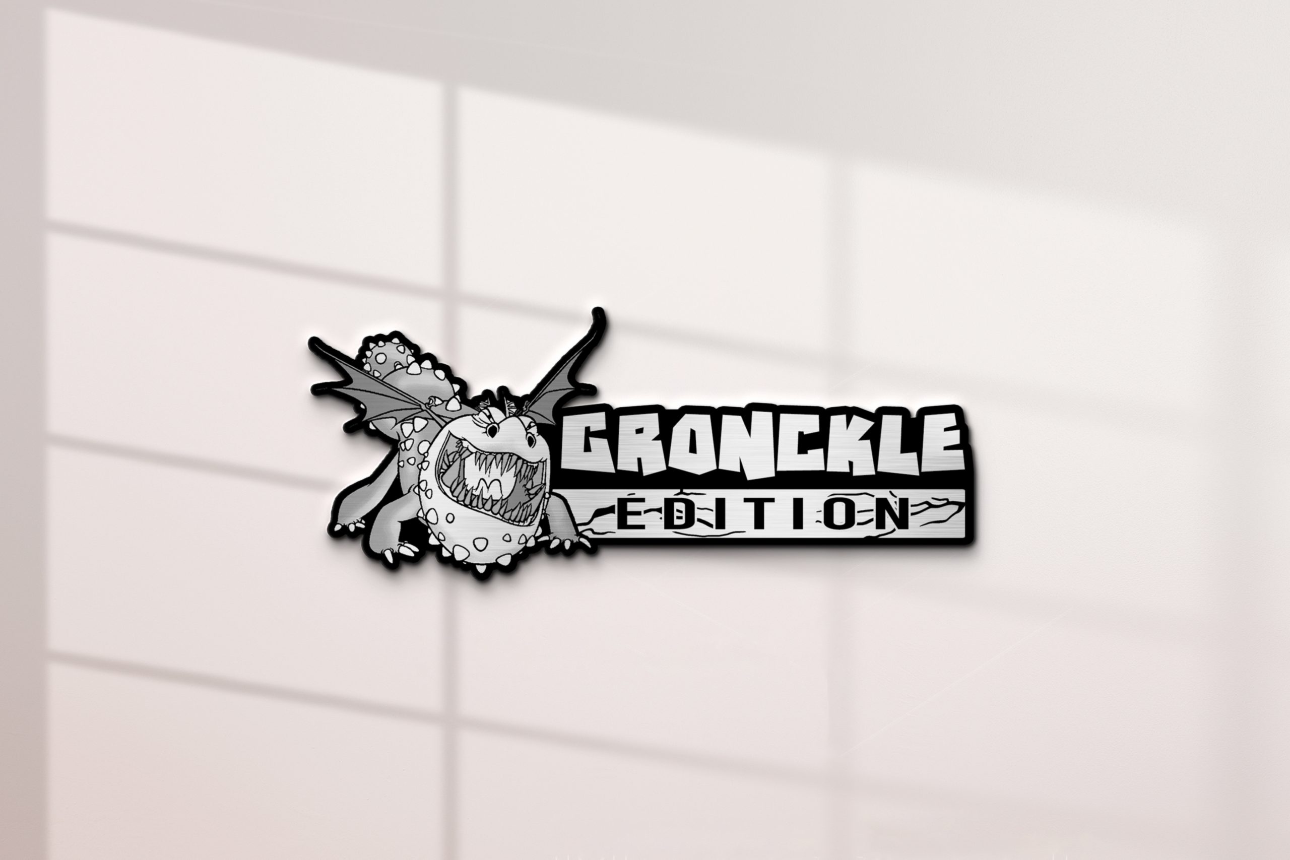 Gronckle Edition Engraved Car Emblem Version 1 2 Gronckle Edition Engraved Car Emblem Version 1 - Image 2