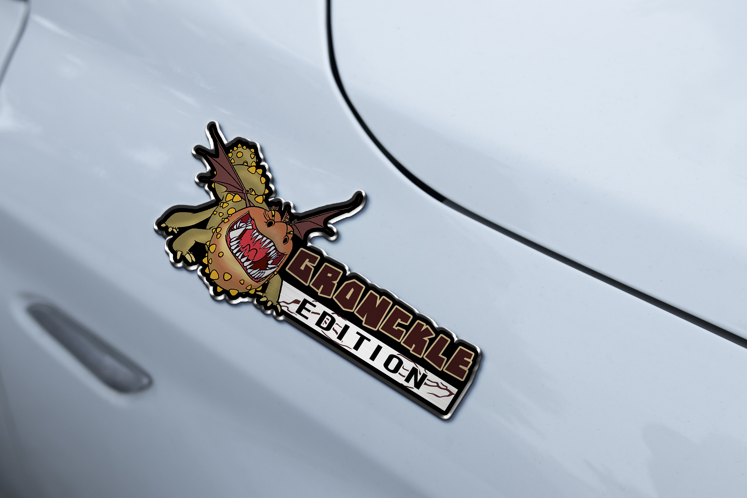 Gronckle Edition Engraved Car Emblem Version 2 6 Gronckle Edition Engraved Car Emblem Version 2 - Image 6