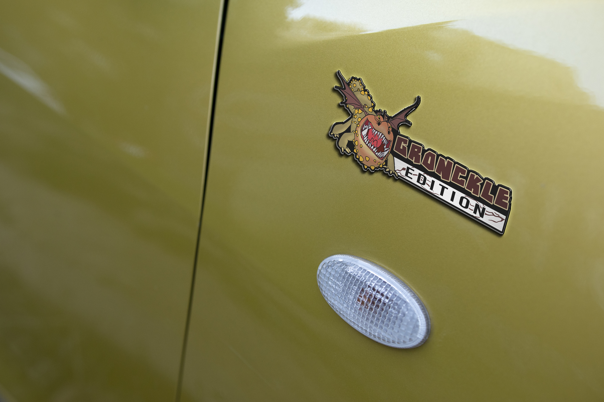 Gronckle Edition Engraved Car Emblem Version 2 5 Gronckle Edition Engraved Car Emblem Version 2 - Image 5