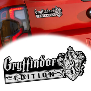 Gryffindor Edition Laser Engraved Car Emblem Version 1