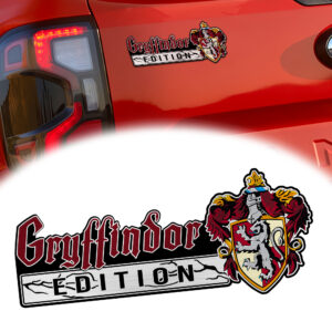 Gryffindor Edition Laser Engraved Car Emblem Version 2