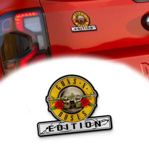Guns N' Roses Edition Laser Engraved Car Name Emblem Version 2