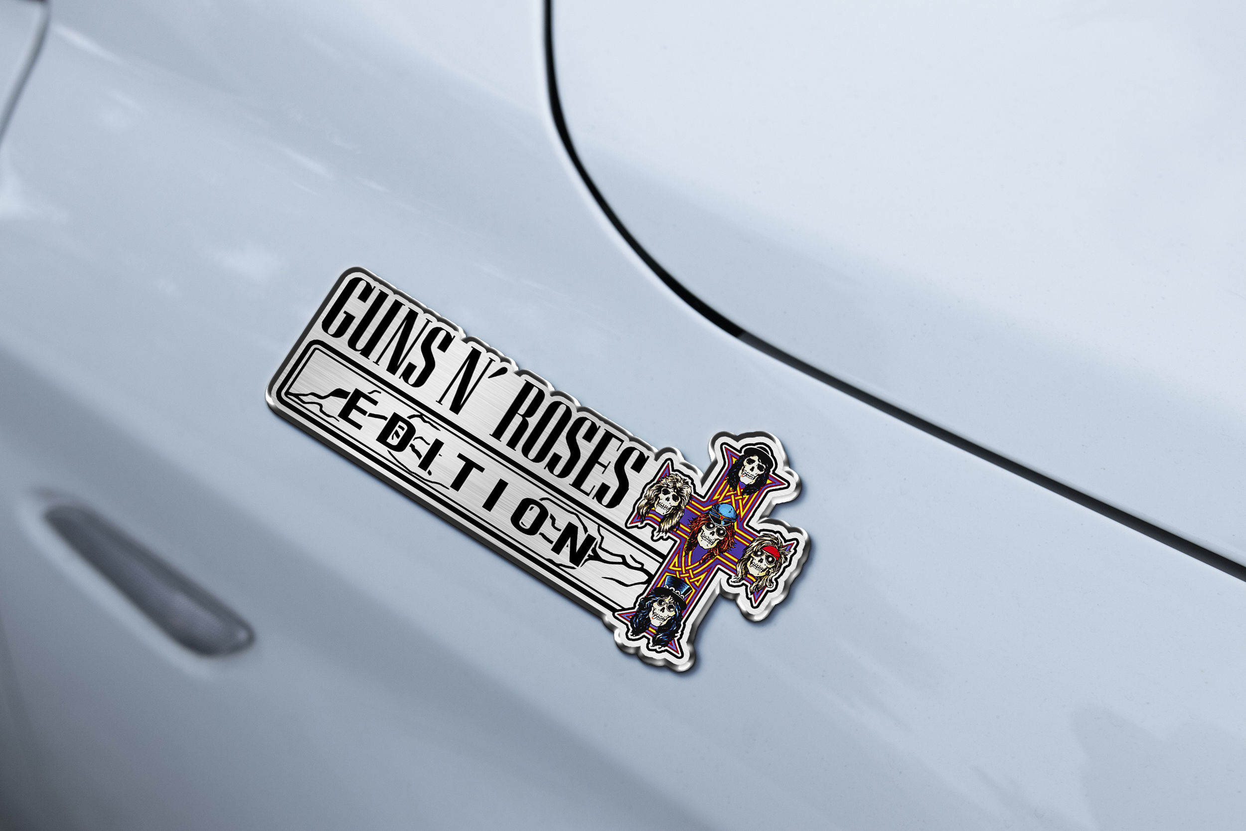 Guns N' Roses Edition Laser Engraved Car Name Emblem Version 3 6 Guns N' Roses Edition Laser Engraved Car Name Emblem Version 3 - Image 6